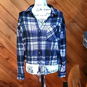 Gray & lavendar flannel